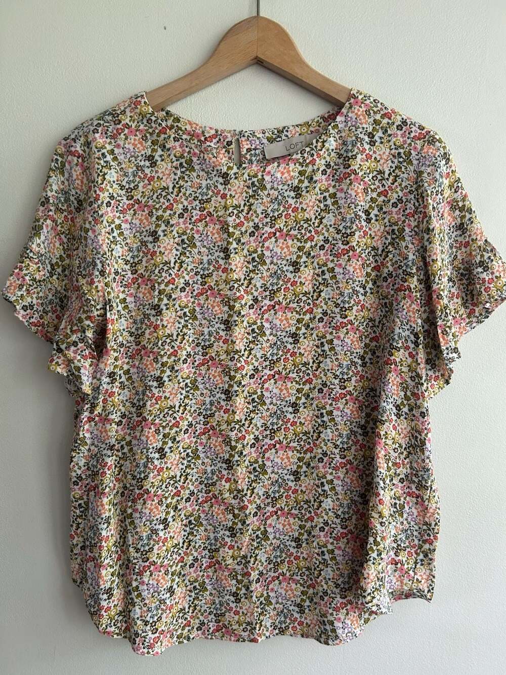 Ann Taylor LOFT Floral Print Blouse